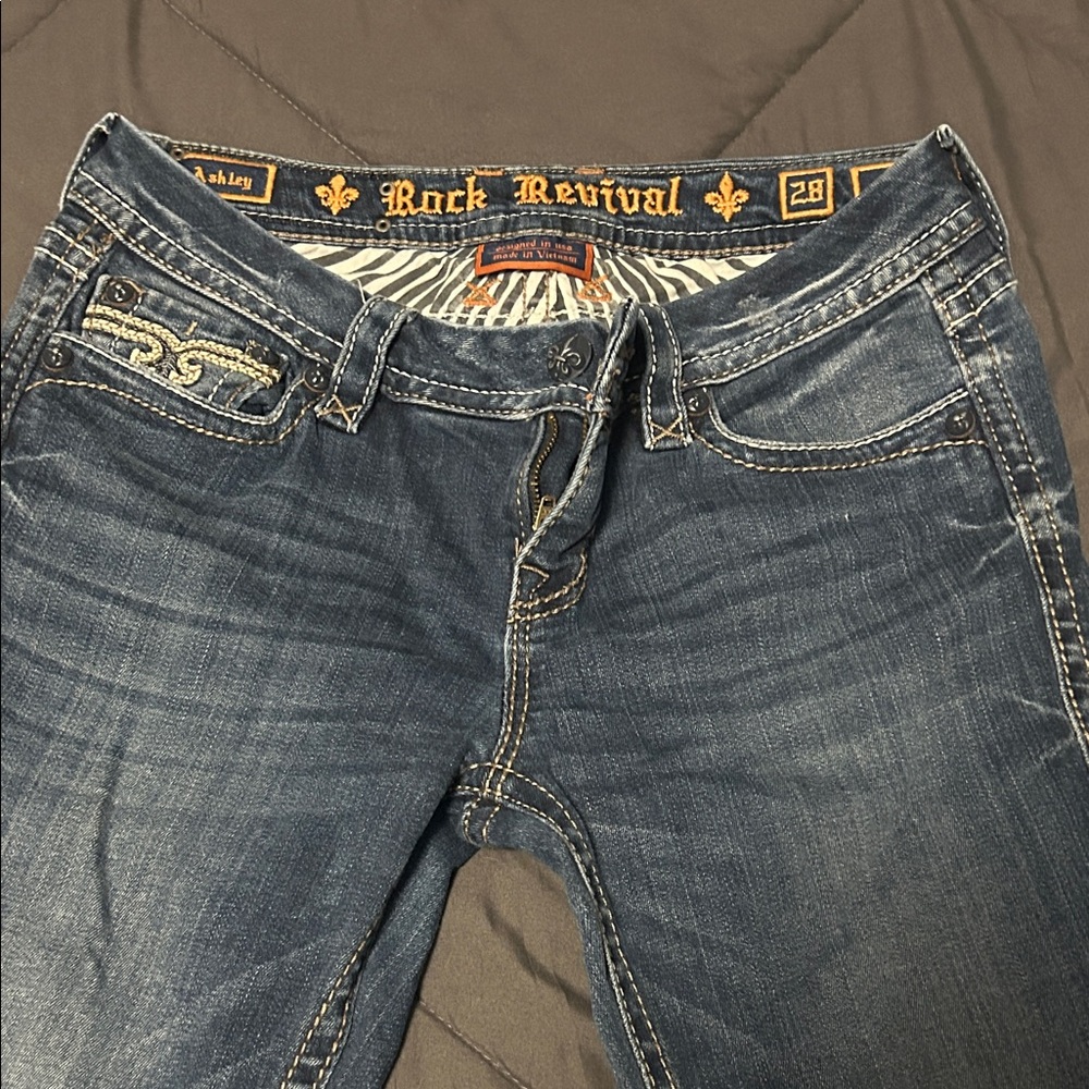 Rock Revival Women's Dark Blue Skinny Jeans